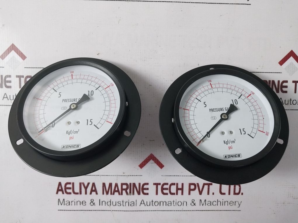 Konics Pressure Gauge 0-15 Kgf/Cm2