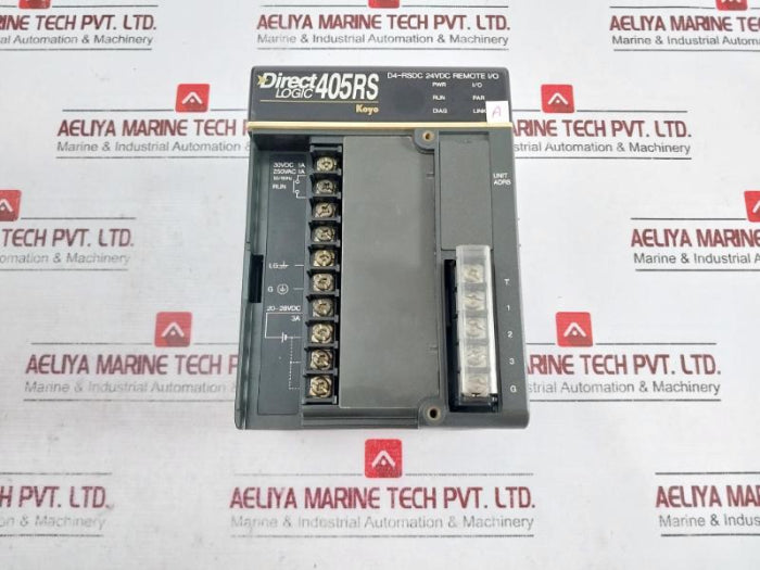 Koyo Direct Logic 405Rs Remote I/O Rack Module 20-28Vdc 50/60Hz Type 1 ...