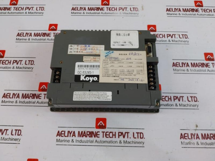 Koyo Gc-53Lm3-1 Touch Screen Fa221D Version: 3.2