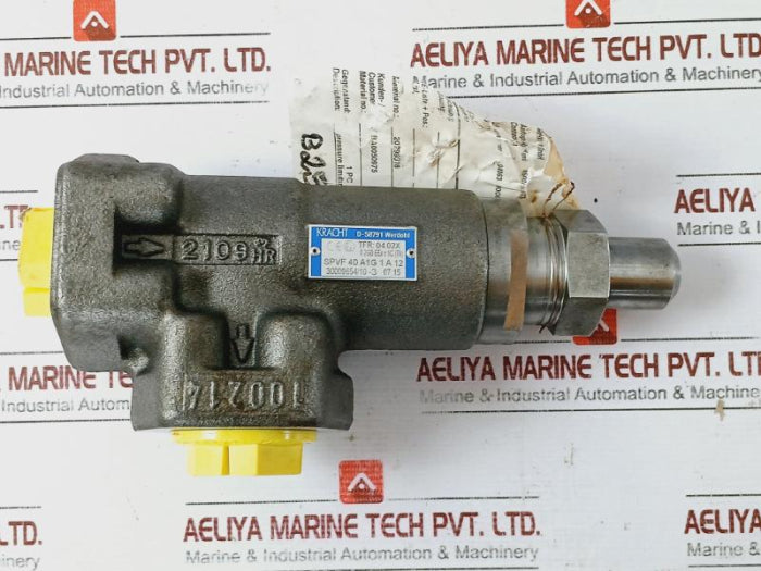 Kracht Spvf 40 A1G 1 A 12 Pressure Relief Valves 04.02X