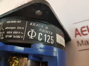 Kraus & naimer c125 a202 cam switch rotary switch