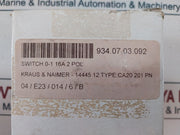 Kraus & Naimer Ca20 Rotary Cam Switch