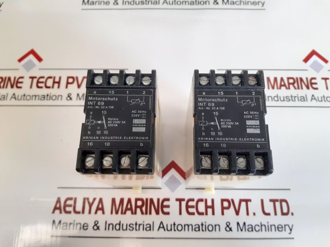 Kriwan Int 69 Engine Protection Relay 52 A 130