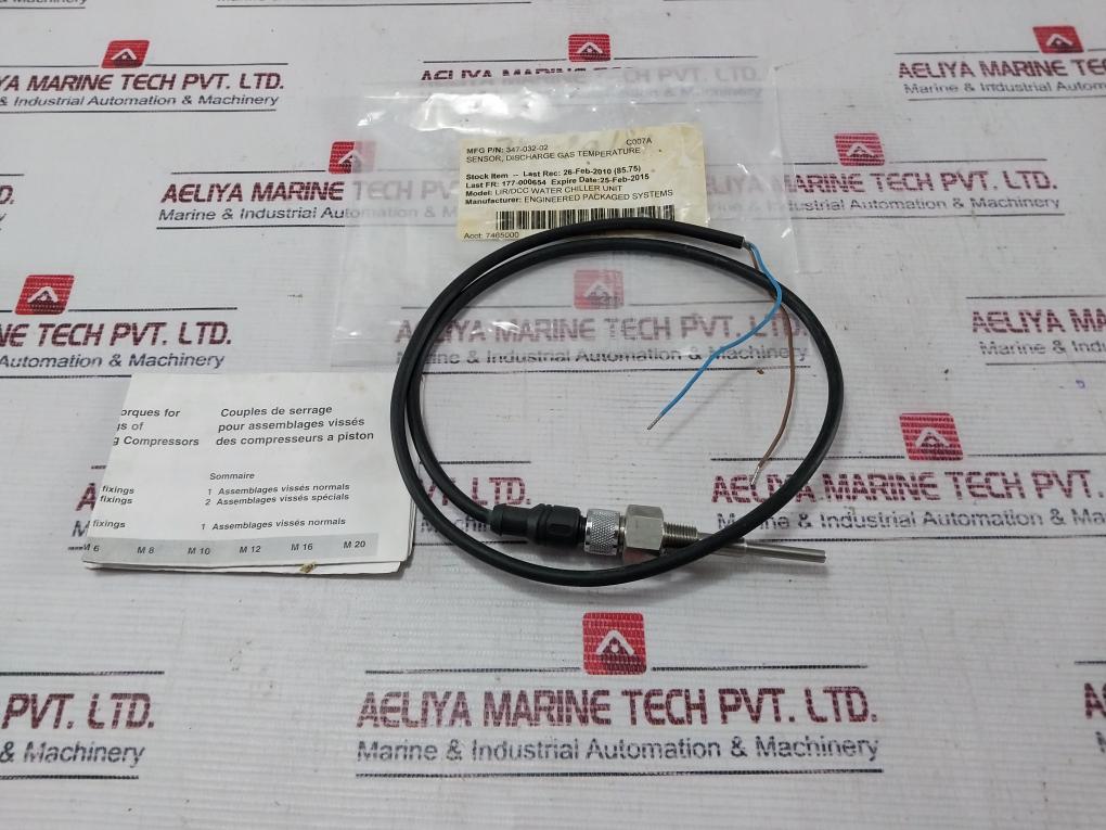 Kriwan Ptc120S Discharge Gas Temperature Sensor 347-032-02