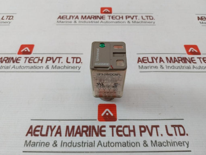 Kuhnke Uf3-24Vdcnfl Dcn Universal Relay 10A 250Vac Iec255-1-00 10A Or 1/2Hp