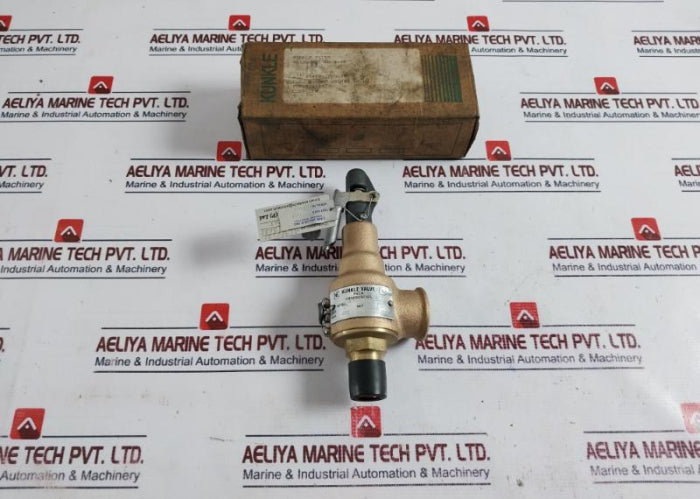 Kunkle 6010Dcm01-km 1/2" Asme Safety Relief Valve 150 Psig 350 Scfm