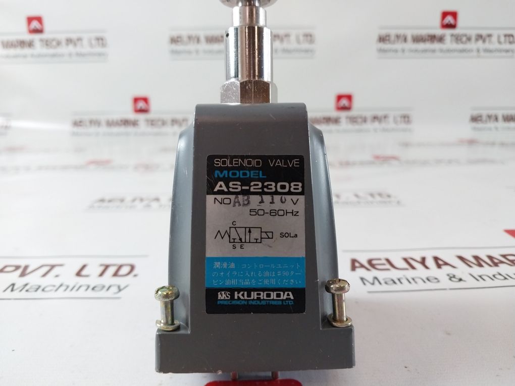 Kuroda As-2308 Solenoid Valve 110/115V 