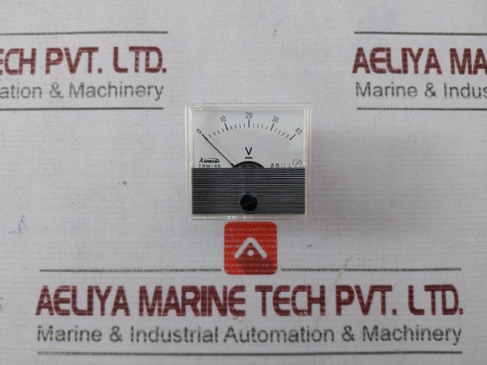 Kuwano Trm-45 Analog Panel Meter Jis C 1102 0-40V 52908