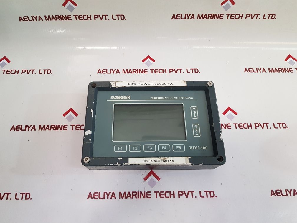 Kvaerner energy kdu-100 performance monitoring
