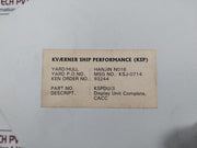 Kyma Kdu-100 Performance Monitoring Display Unit 93244