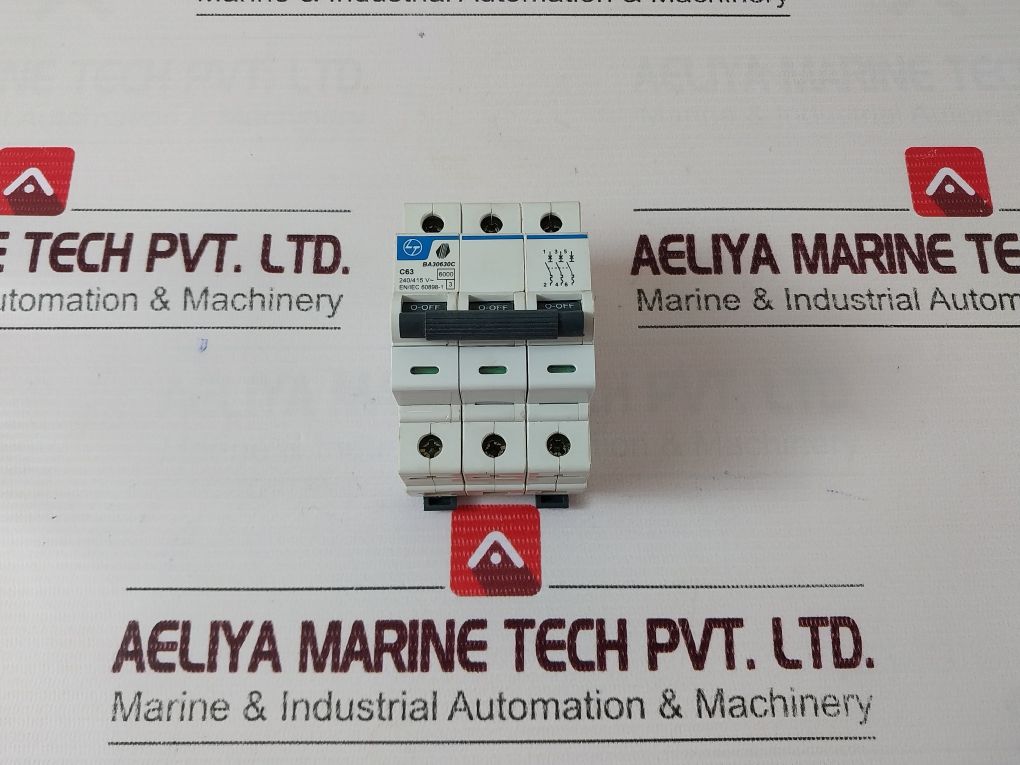 L&T Ba30630C C63 63A 240/415Vac Miniature Circuit Breaker Switch