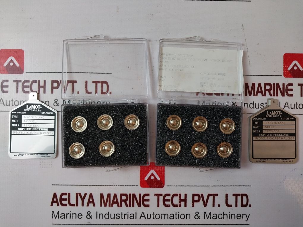 Lamot 1/4" Std (Aa) Rupture Disc