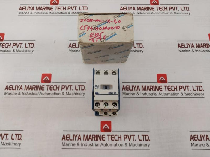 Larsen & Toubro Mnx 40 3 Pole Power Contactor Cs 94190 110V 50Hz 415V 40A