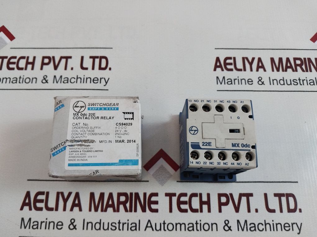 Larsen & Toubro Mx 0Dc Contactor Relay 690V 10A