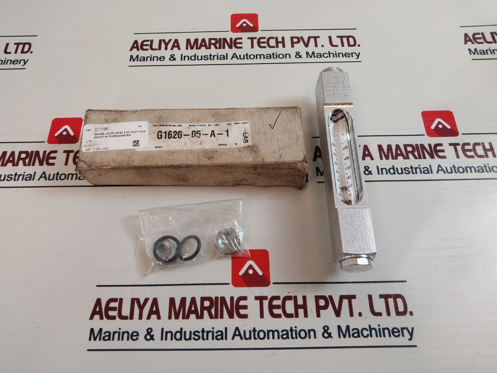 Ldi Industries Manitowoc G1620-05-a-1 Back Mount Thermometer Sight Gauge