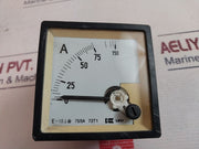 Leci 75/5A Analog Ammeter 0-75/150 A