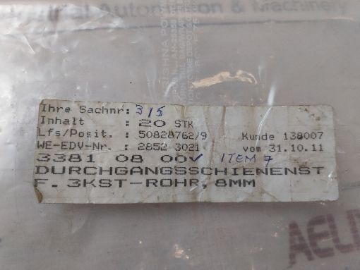 Legris 3381 08 00 Tube Connector