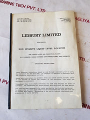 Lidbury Portalevel 6680-99-192-2735 Liquid Level Locator Kit