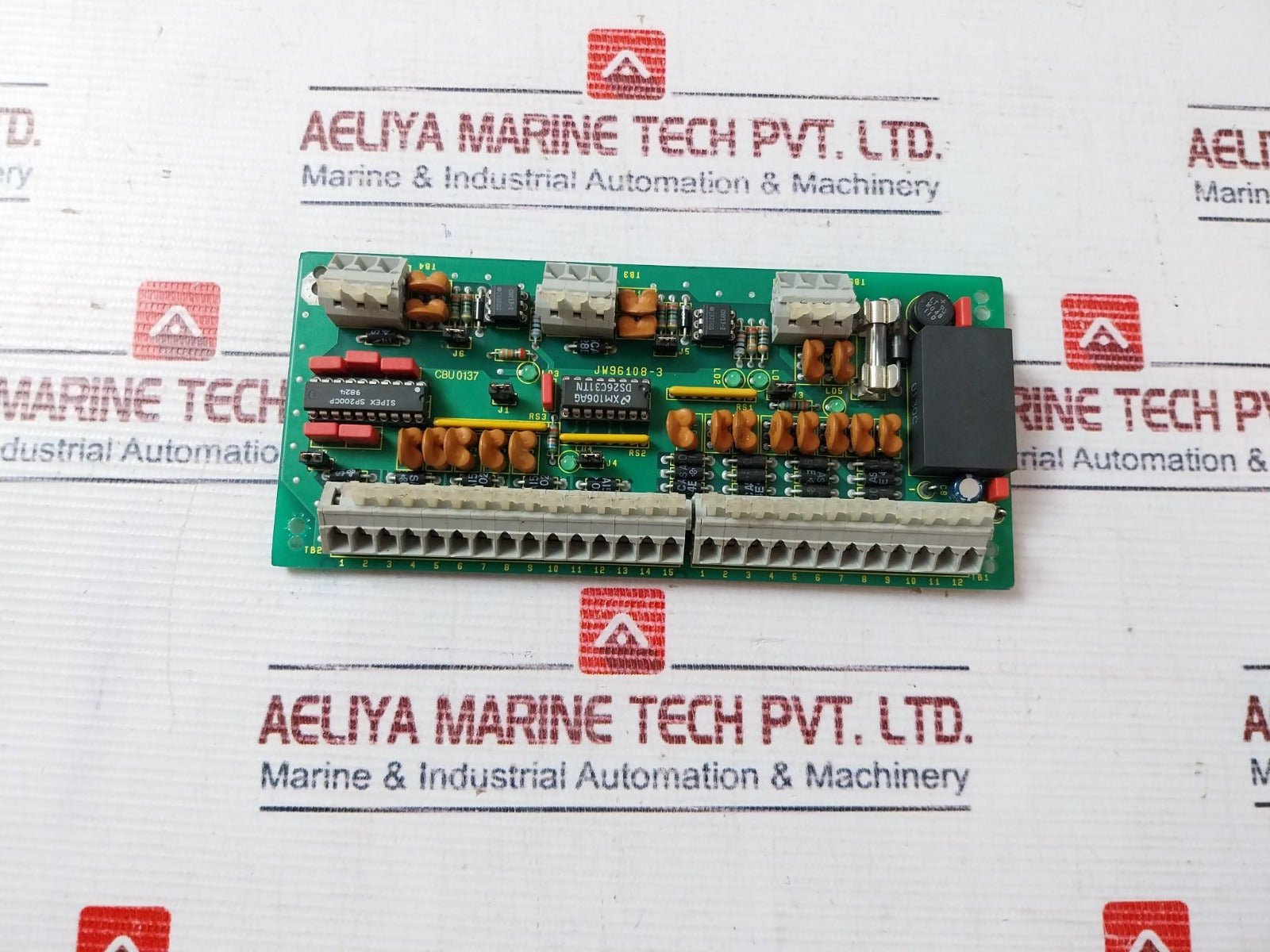 Litton Marine Jw96108-3 Databuffer Printed Circuit Board Cbu 0137