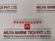 Lot Of 100X Panduit Pn18-14R-c Pressure Terminal Connector