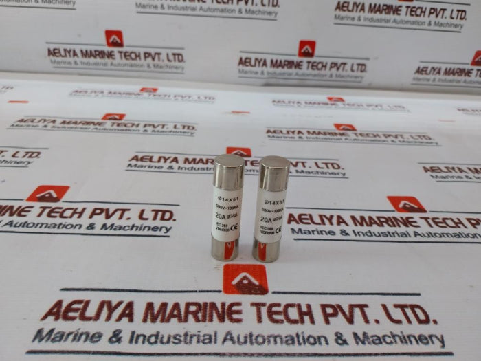 Lot Of 10X 20A Gg/Gl Ceramic Cartridge Fuse Iec 269 500V Ac 100Ka Vde 0636