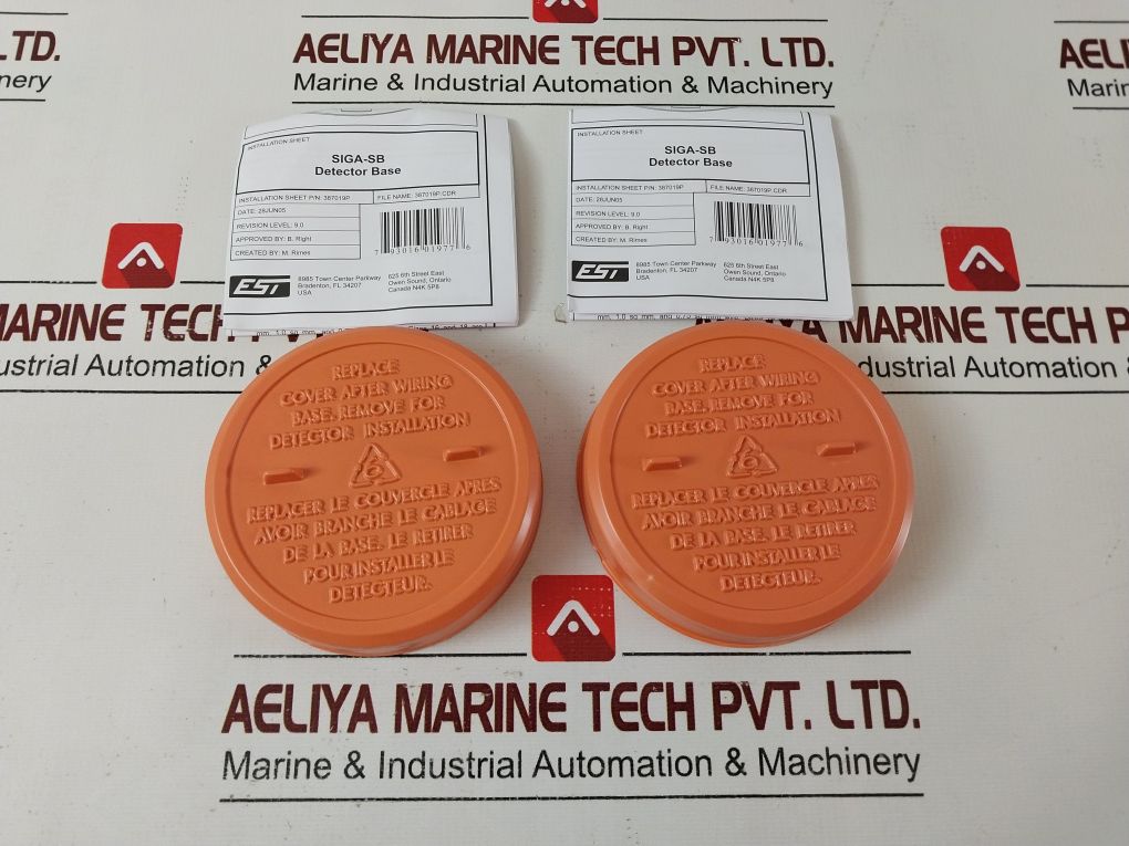Lot Of 10X Est Siga-sb Detector Base