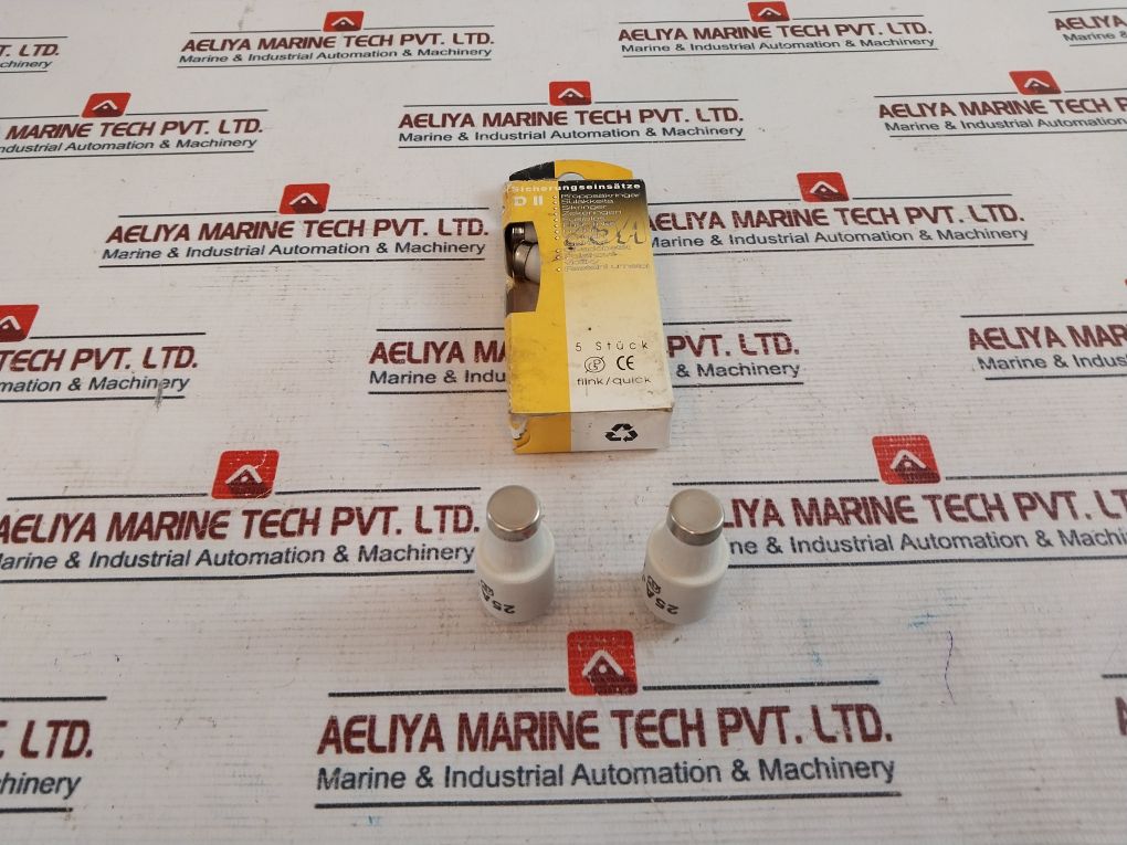 Lot Of 10X Groh Dii 25A Fuse Links 500V