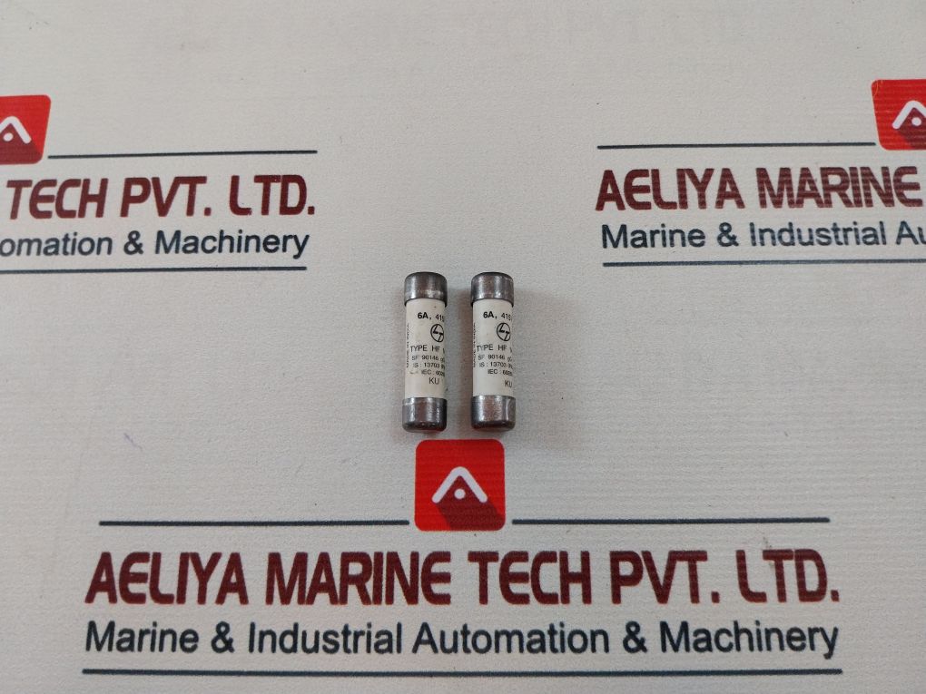 Lot Of 10X L&T Hf Fuse Links 60269-2 6A 415V~