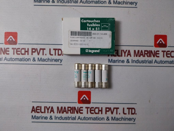 Lot Of 10X Legrand 141 40 Cartridge Fuse