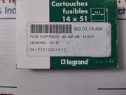 Lot Of 10X Legrand 141 40 Cartridge Fuse