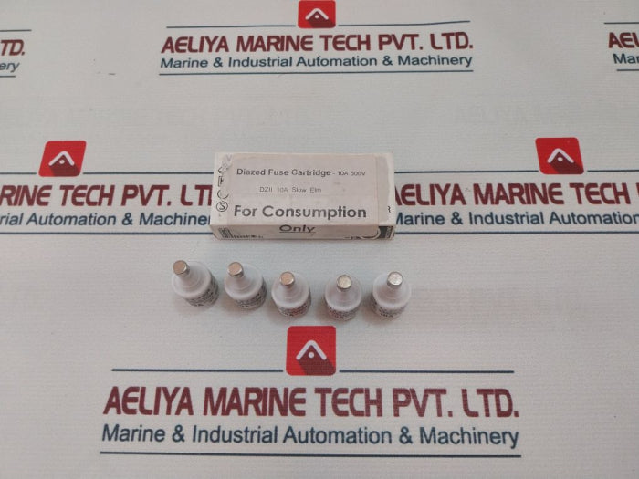 Lot Of 10X Lindner 597.0107 Diazed Bottle Fuse Cartridge 10A 500V