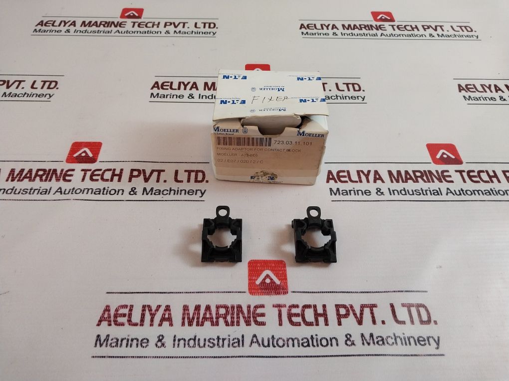 Lot Of 10X Moeller A22-be6 Fixing Adaptor For Contact Block