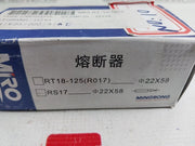 Lot Of 10X Mro Rt18-125 Fuse 500V~ 100Ka