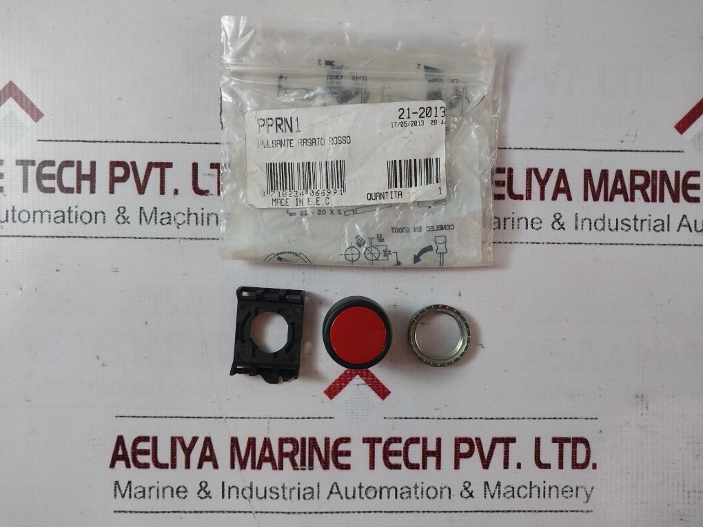 Lot Of 10X Pprn1 Red Push Button