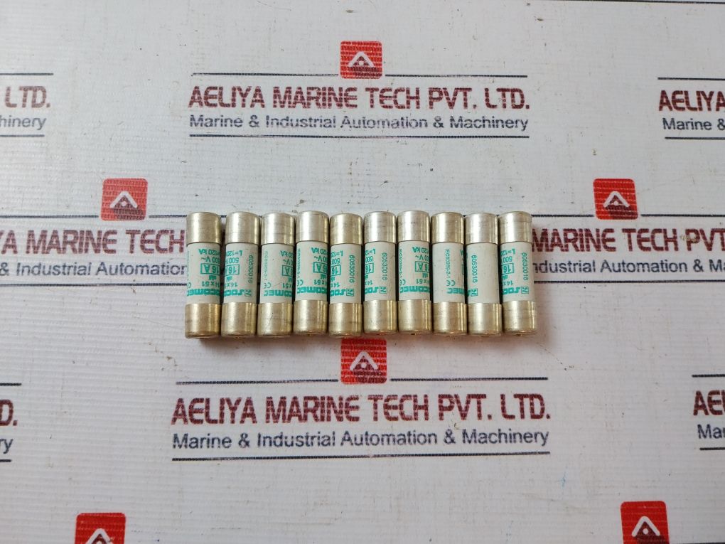 Lot Of 10X Socomec 60530016 16A Cartridge Fuse