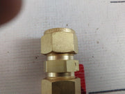 Lot of 10X Swagelok Brass Fitting