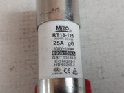 Lot Of 11X Mro Rt18-125 Fuse 25A GgÂ 