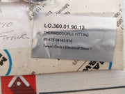 Lot of 18X Man Diesel B&W 80-475-04143-810 Thermocouple Fitting