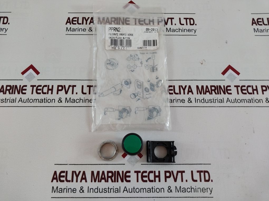 Lot Of 19X Pprn2 Green Flush Button