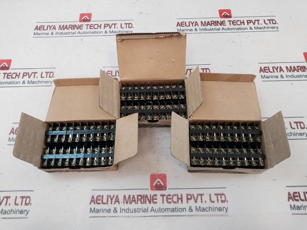 Lot Of 5X Hanyoung Hybt-35 Assembly Terminal Block 35A 600V