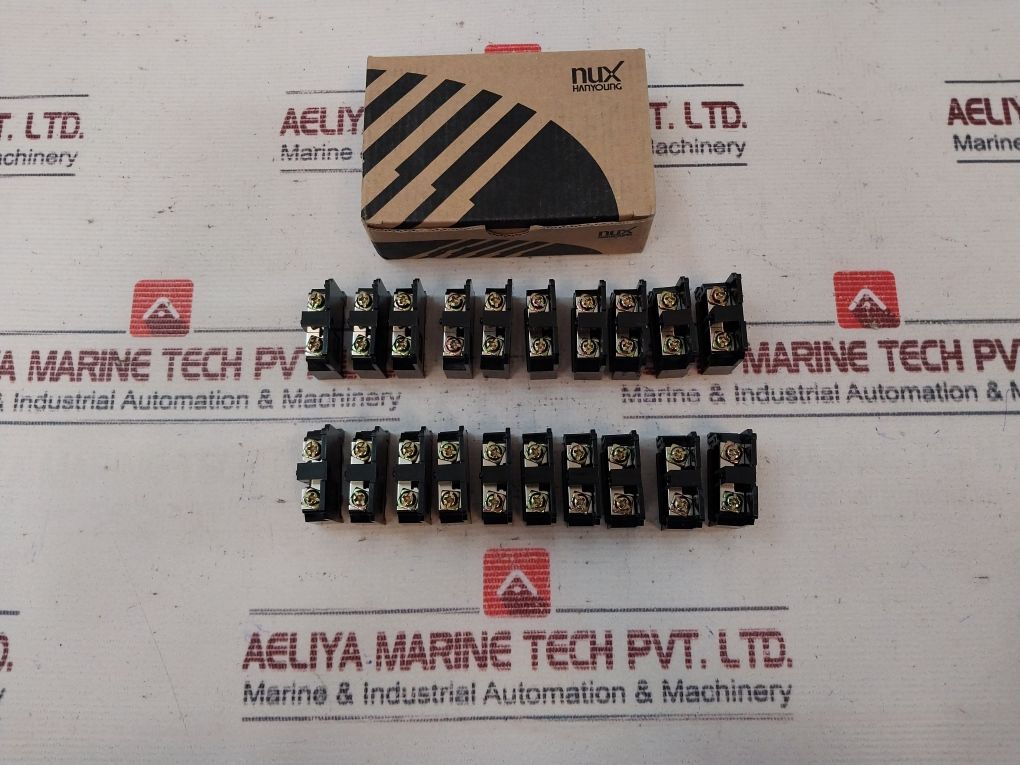 Lot Of 5X Hanyoung Hybt-35 Assembly Terminal Block 35A 600V