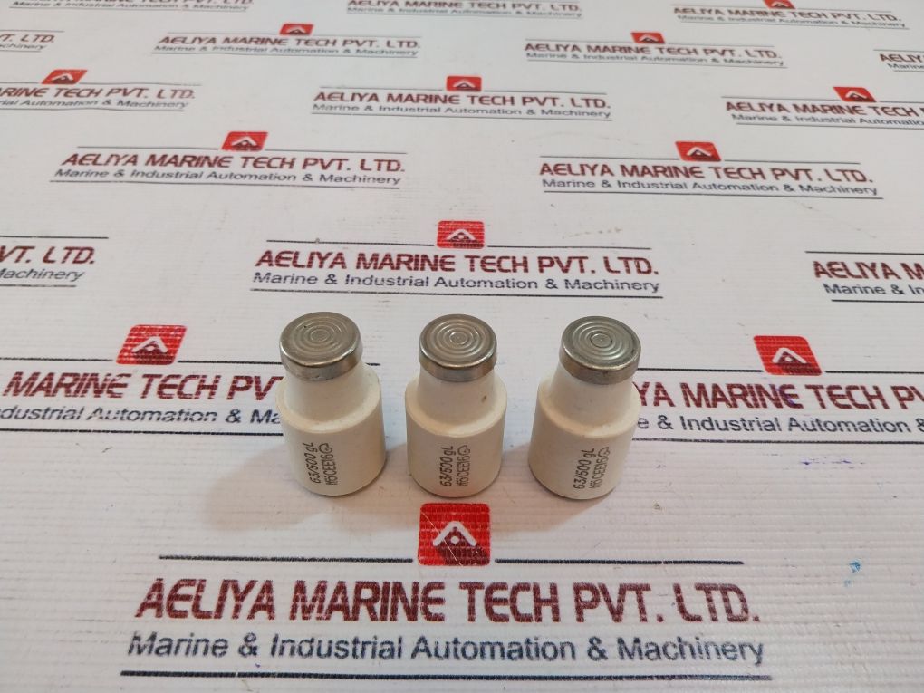 Lot of 7X IFO 63/500 GL Ceramic Fuse, CEE16, 63/500 GL