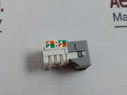 Lot Of 25X Commscope Mgs400 Category 6 Modular Jack Grey Outlet