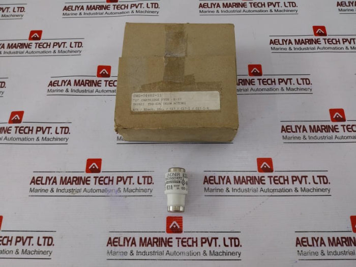 Lot Of 25X Lindner 63A 500V D Cartridge Fuse E-33