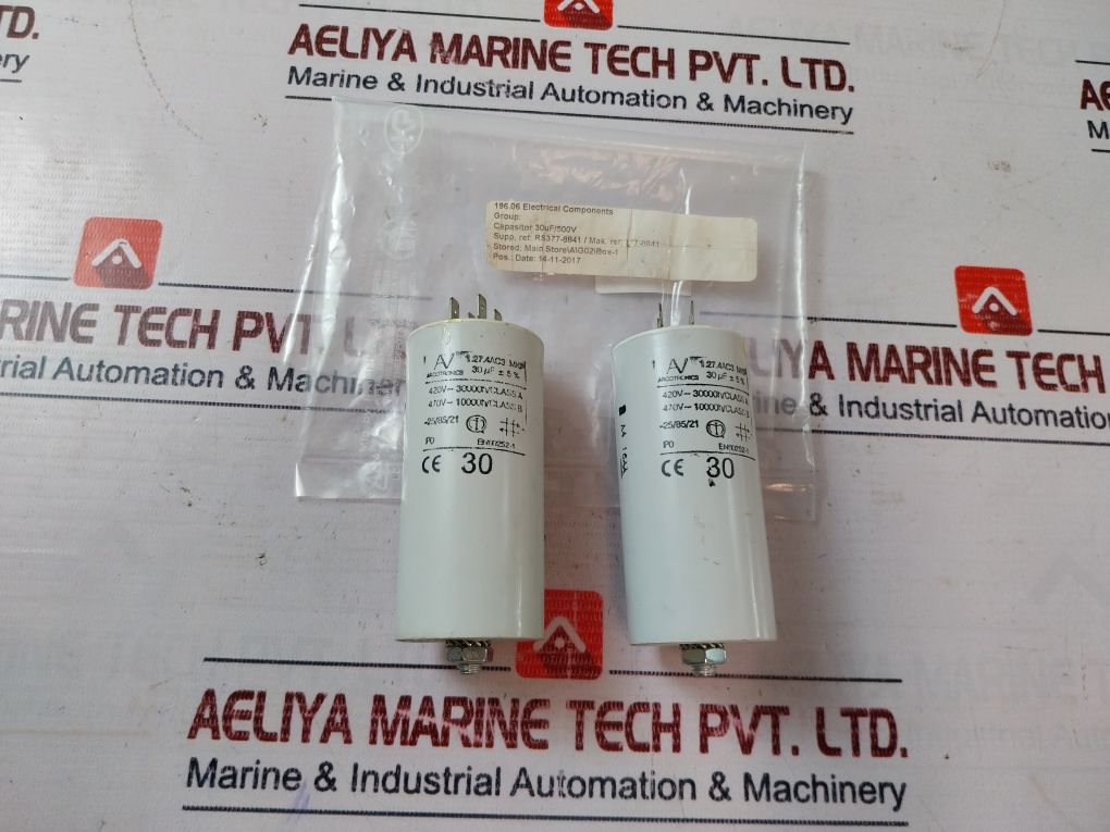 Lot Of 2X Arcotronics 1.27.4Ac3 Mkp Capacitor En60252-1
