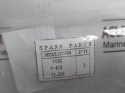 Lot Of 2x Daito P413 Alarm Fuse (1.3a)