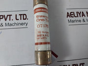 Lot of 2X Gould shawmut ots70 fuse 70amp