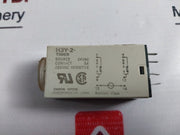 Lot Of 2X Omron H3Y-2 Timer 0-30Sec 24Vac