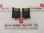 Lot Of 2X Omron P2CF-11 Relay Socket 10A 250VAC