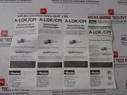 Lot of 2X Parker A-Lok 316 NPT Fitting Pipe Union A300186-17